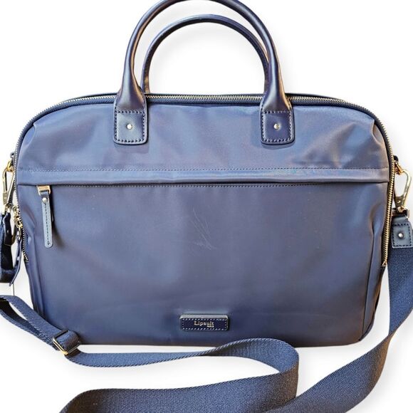 Lipault Luggage Business Avenue Blue Computer Laptop Bag - Picture 8 of 8